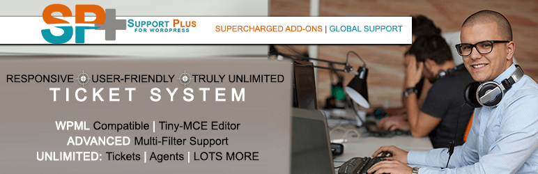 wp support plus responsive ticket system