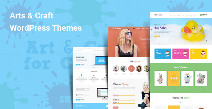 8 Best Arts & Craft WordPress Themes for Craftsman Painters Exhibition