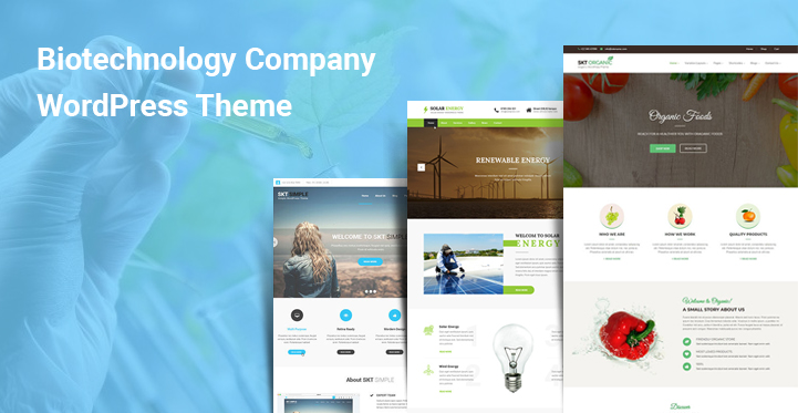 Biotechnology Company WordPress Themes