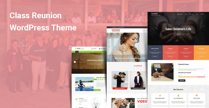 6 Best Class Reunion WordPress Themes for Reunion Celebration Sites