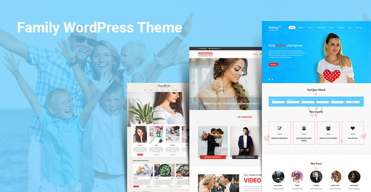 6 Family WordPress Themes for Family General Couple Websites