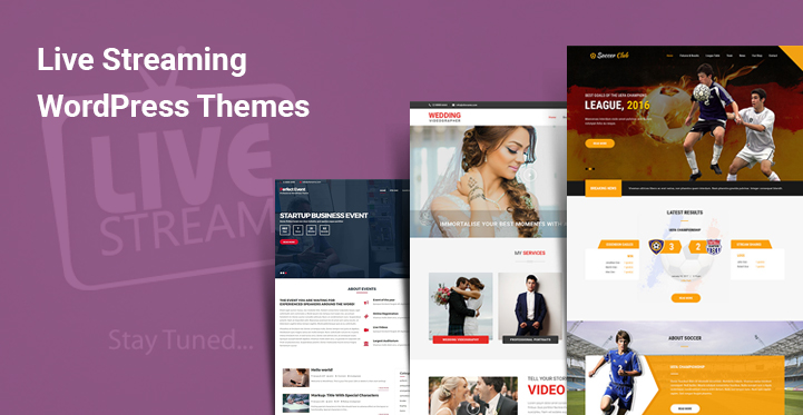 Live Streaming WordPress Themes