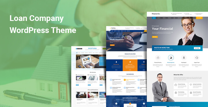 Loan Company WordPress Theme for Financial Companies and Institutions