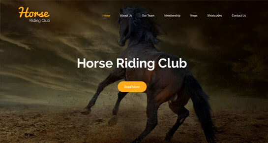Equestrian Wordpress Theme