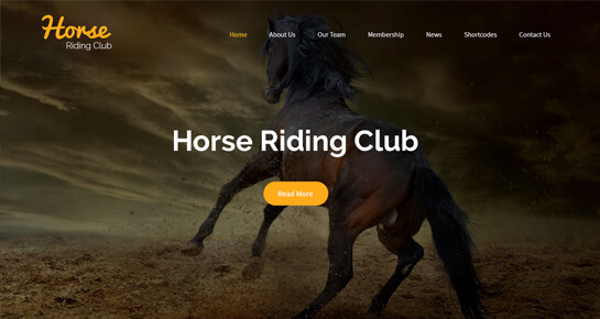 Equestrian WordPress Theme