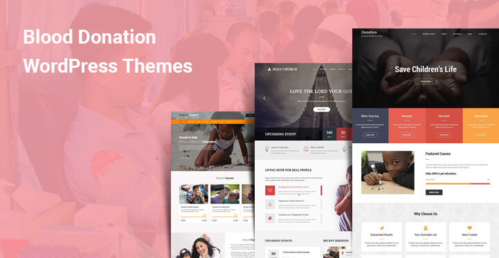 blood donation WordPress themes