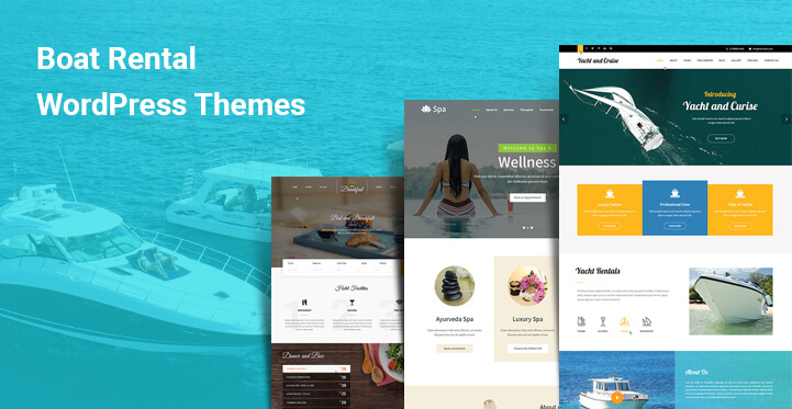 Boat Rental WordPress Themes for Boating Surfing Rafting Services