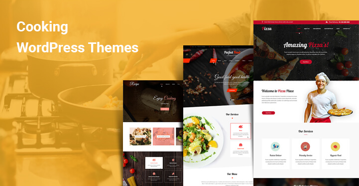 Cooking WordPress Themes for Food Drinks Recipe Chef Cuisine Cafe Bistro