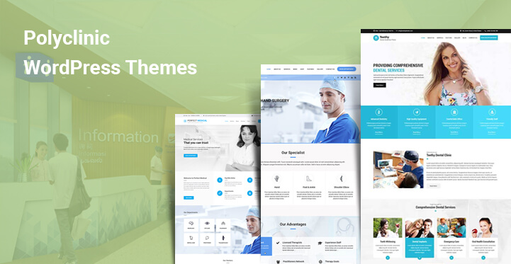 11 Polyclinic WordPress Themes for Scan Doctor Clinic Medical Specialist Hospitals