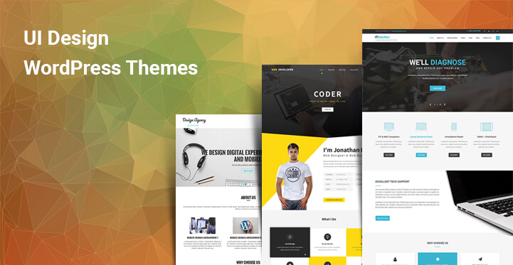 10 UI Design WordPress Themes for UI UX Designer Developer Agency