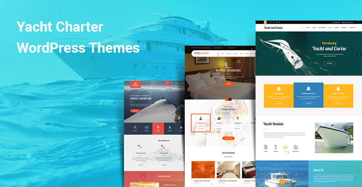 Yacht Charter WordPress Themes for Cruise Sailing Sea Travelling