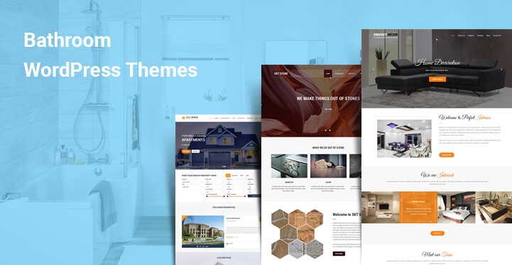 8 Bathroom WordPress Themes for Hardware Furniture Bath Fittings Renovation