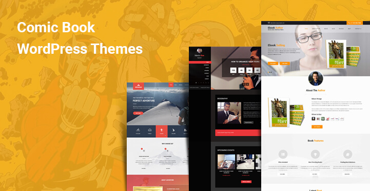 8 Comic Book WordPress Themes for Children Books Literature Sites