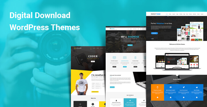 13 Digital Download WordPress Themes for Digital Content Collection Websites