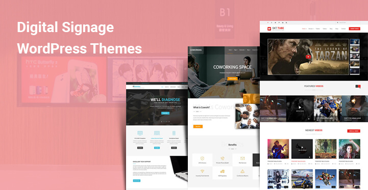Digital Signage WordPress Themes