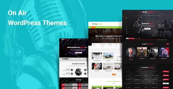 11 On Air WordPress Themes for Live Radio Station Public TV Podcasts Streaming Websites