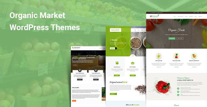 Organic Market WordPress Themes for Natural Fresh Farm Agro Based Eco Friendly Products