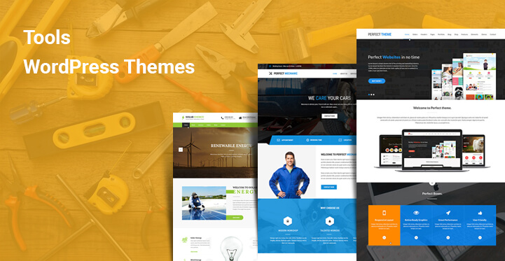 Tools WordPress Themes for Industrial and Household Appliances Machine Mechanic Items