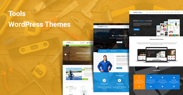 10 Tools WordPress Themes for Industrial and Household Appliances Machine