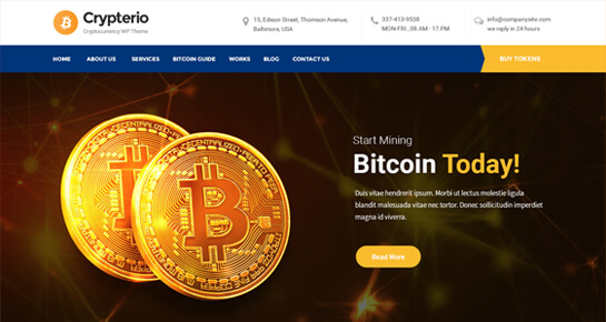 11 NFT WordPress Themes for Cryptocurrency, NFT & ICO