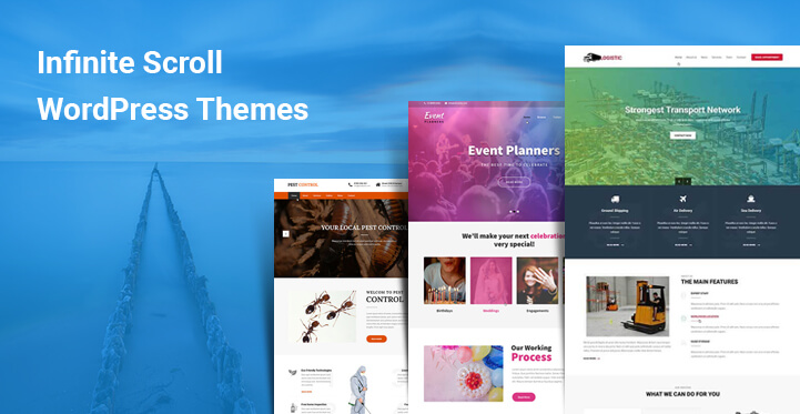 Infinite Scroll WordPress themes