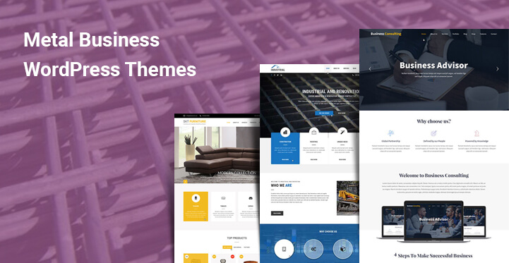 12 Metal Business WordPress Themes for Metal Businesses