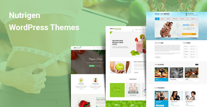 Nutrigen WordPress themes