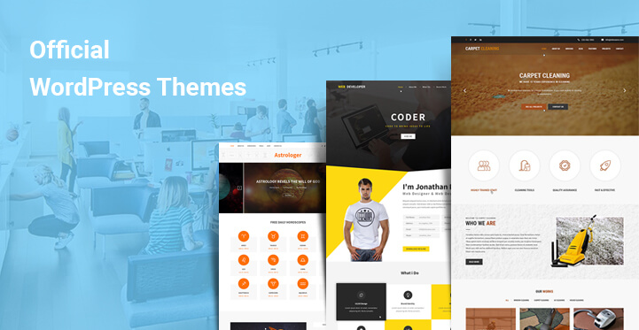 Official WordPress themes