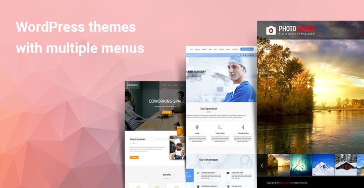 6 WordPress Themes With Multiple Menus Are a Necessity These Days