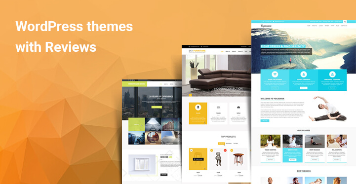 WordPress themes with reviews