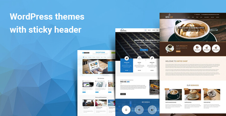 6 WordPress Themes with Sticky Header are Essential to Make Websites