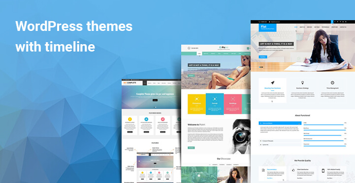 6 Best WordPress Themes with Timeline are Essential These Days