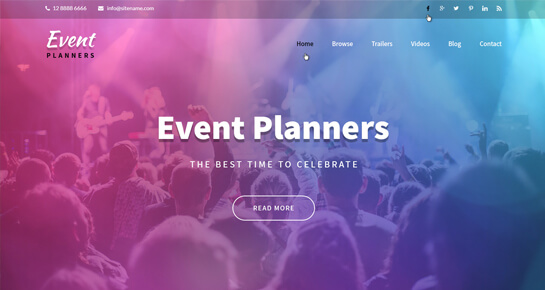 Event Agency WordPress Theme
