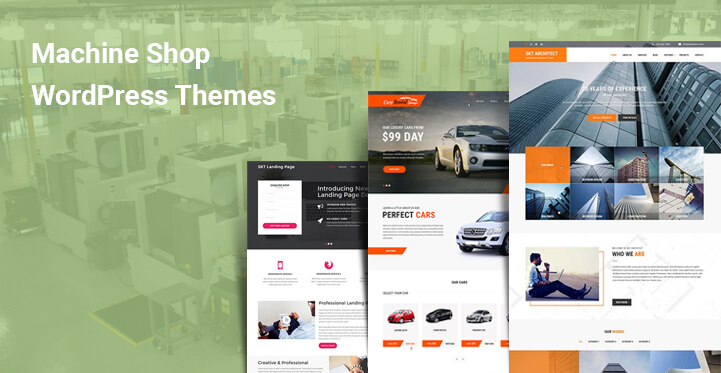 Machine shop WordPress theme