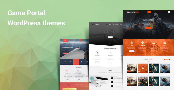 Free Gaming Portal WordPress Theme & Website Template