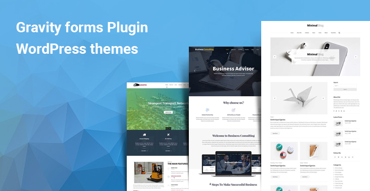 Gravity Forms Plugin WordPress Themes are Essential to Making Your Professional Website