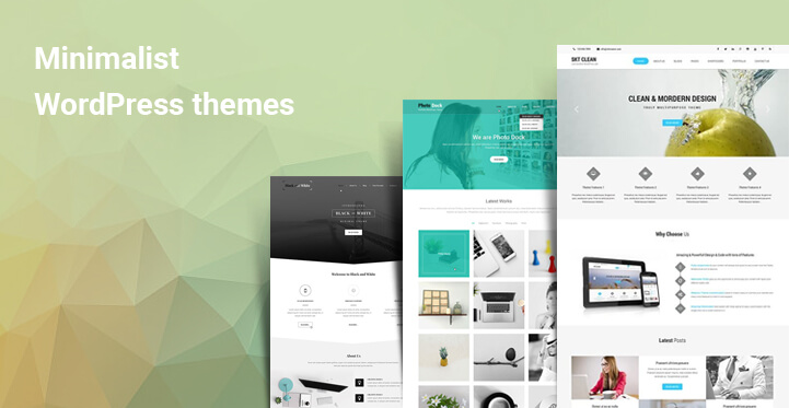 12 Minimalist WordPress Themes for best minimal simple site