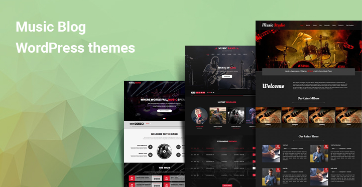 11 Music Blog WordPress Themes Come with Intelligent Intuitive Designs