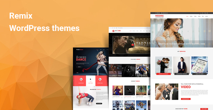 Remix WordPress Themes are Unique and Stand Out for all the Right Reasons