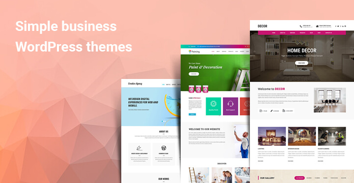 Simple business WordPress themes