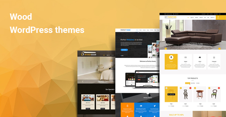 6 Wood WordPress Themes for Carpenter Wood Furniture Websites