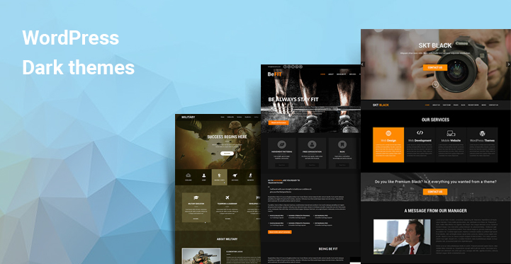 WordPress dark themes