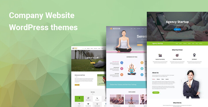 Company website WordPress themes