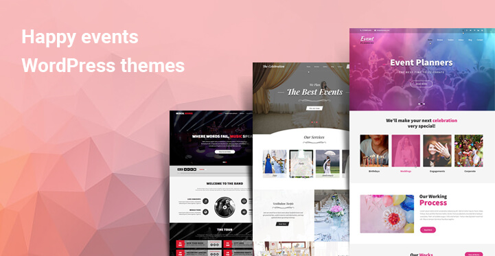 10 Happy Events WordPress Themes Let Your Business Grow as Per Your Expectations