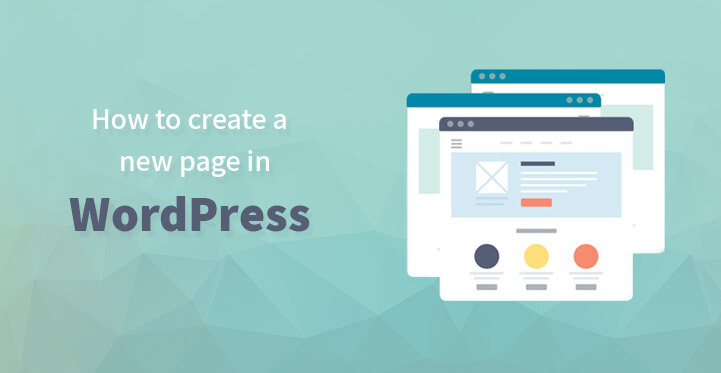 How to create a new page in WordPress