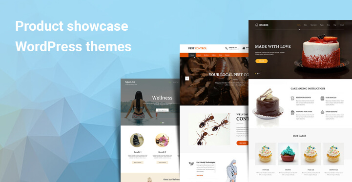 Product showcase WordPress themes