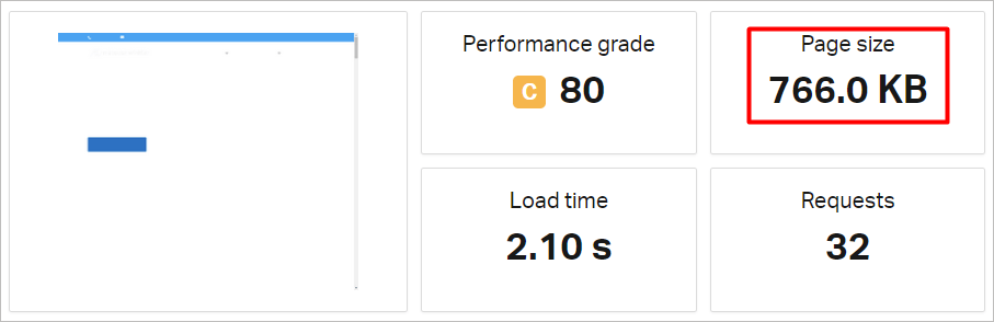 reduce size your pages