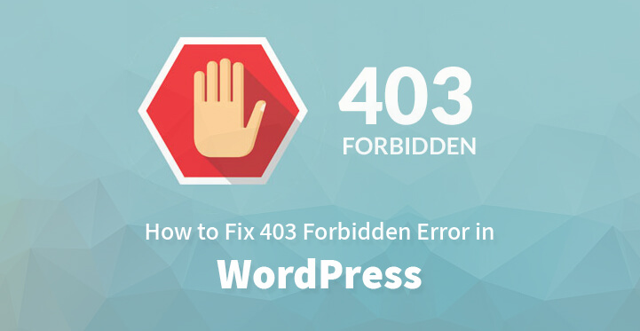 How to Fix 403 Forbidden Error in WordPress