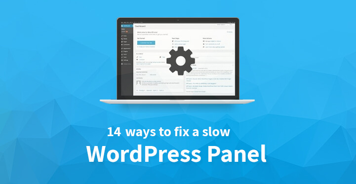 14 ways to fix a slow WordPress panel
