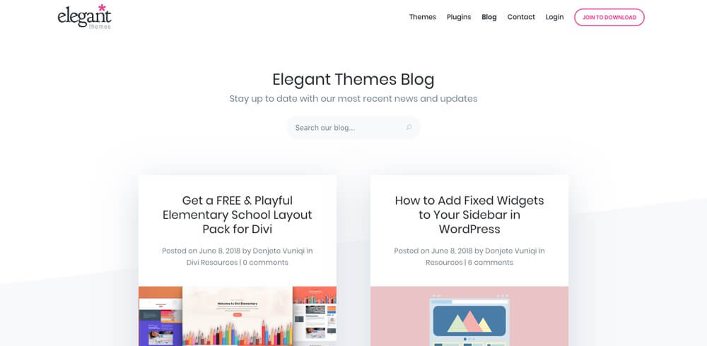 Elegant themes